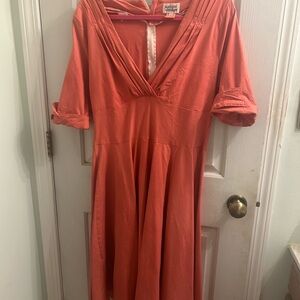Unique Vintage fit and flare dress 16/1x
